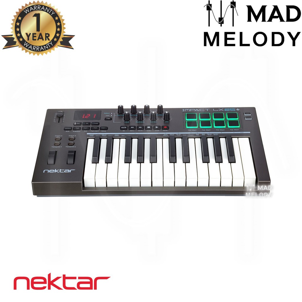 Nektar Impact LX25+ Keyboard Controller [đàn soạn nhạc gọn nhẹ, 25 phím, NEW & chính hãng]