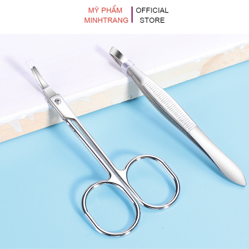 Dụng cụ cắt tỉa lông mày,chân mày,nhíp nhổ lông,tóc nhỏ gọn,tiện dụng,an toàn cho người sử dụng