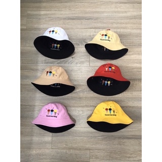 Nón bucket 2 mặt -NBK01- ba que kem