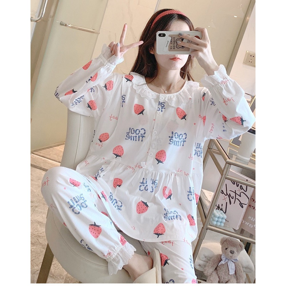 Bộ Bầu Dài Tay Sau Sinh-SAQ165