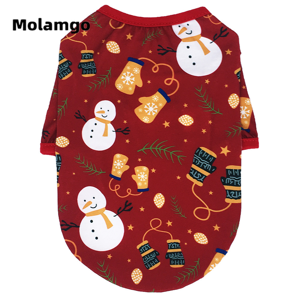 Áo Họa Tiết Giáng Sinh Dễ Thương Cho Thú Cưng