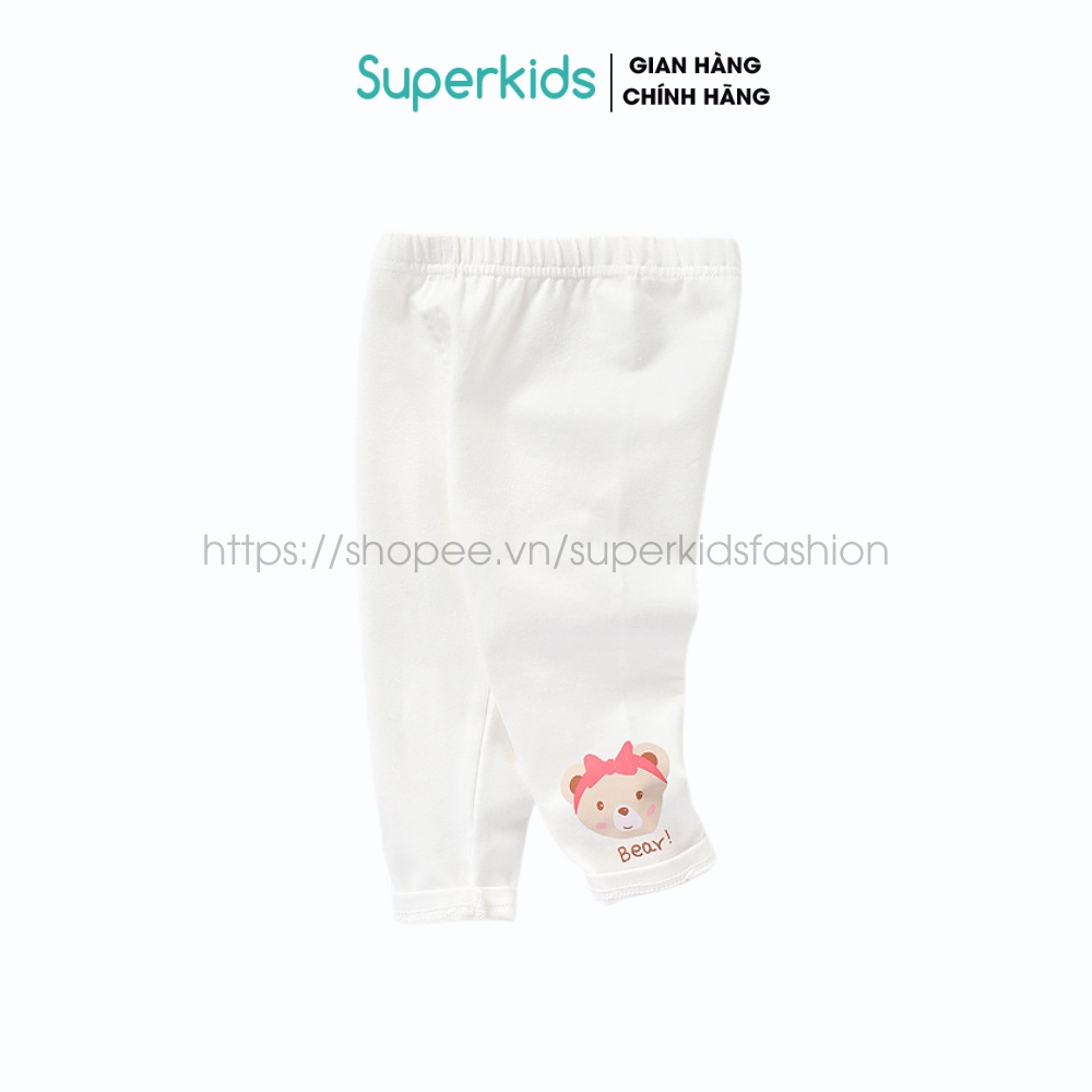 Quần dài bé gái cotton in hình cute 8-18kg QATE727