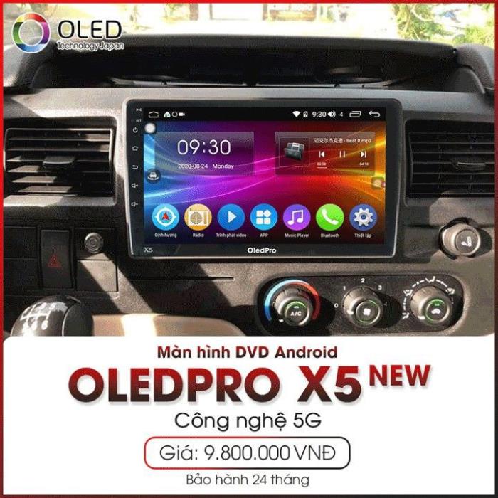 Màn hình DVD Android Oled X5 new ( OledPro X5 new ), trải nghiệm tuyệt vời với màn hình siêu nét, siêu mượt