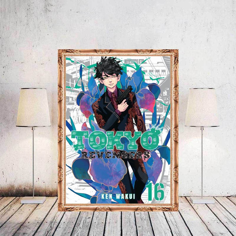 Tấm áp phích treo tường trang trí in họa tiết nhân vật anime kích thước 21x29cm