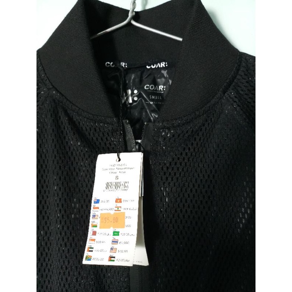Áo bomber COAR:  sz s NEWTAG