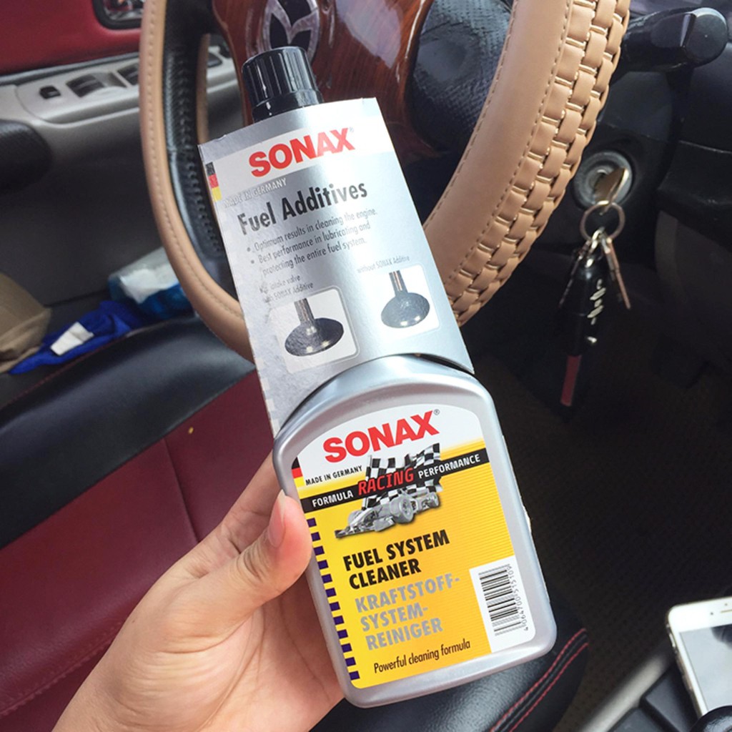 SONAX - Làm Sạch Và Bảo Vệ Hệ Thống Xăng Xe (Sonax Fuel System Cleaner  250ml) [Hàng Đức Chính Hãng]