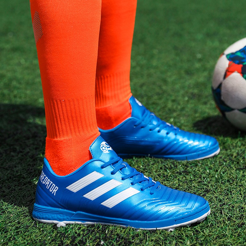 NEW SALE Giày Đá Bóng Cho Nam Chất Liệu Da Đế TF Futsal shoes 34-45 boy's birthday gift sneaker men'