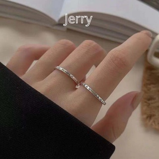 Nhẫn nữ basic khắc họa tiết đơn giản Jerry Accessories N04