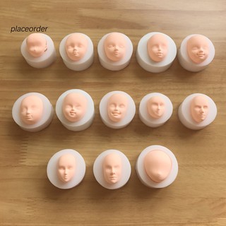 Khuôn silicone làm bánh socola 3D hình mặt người độc đáo