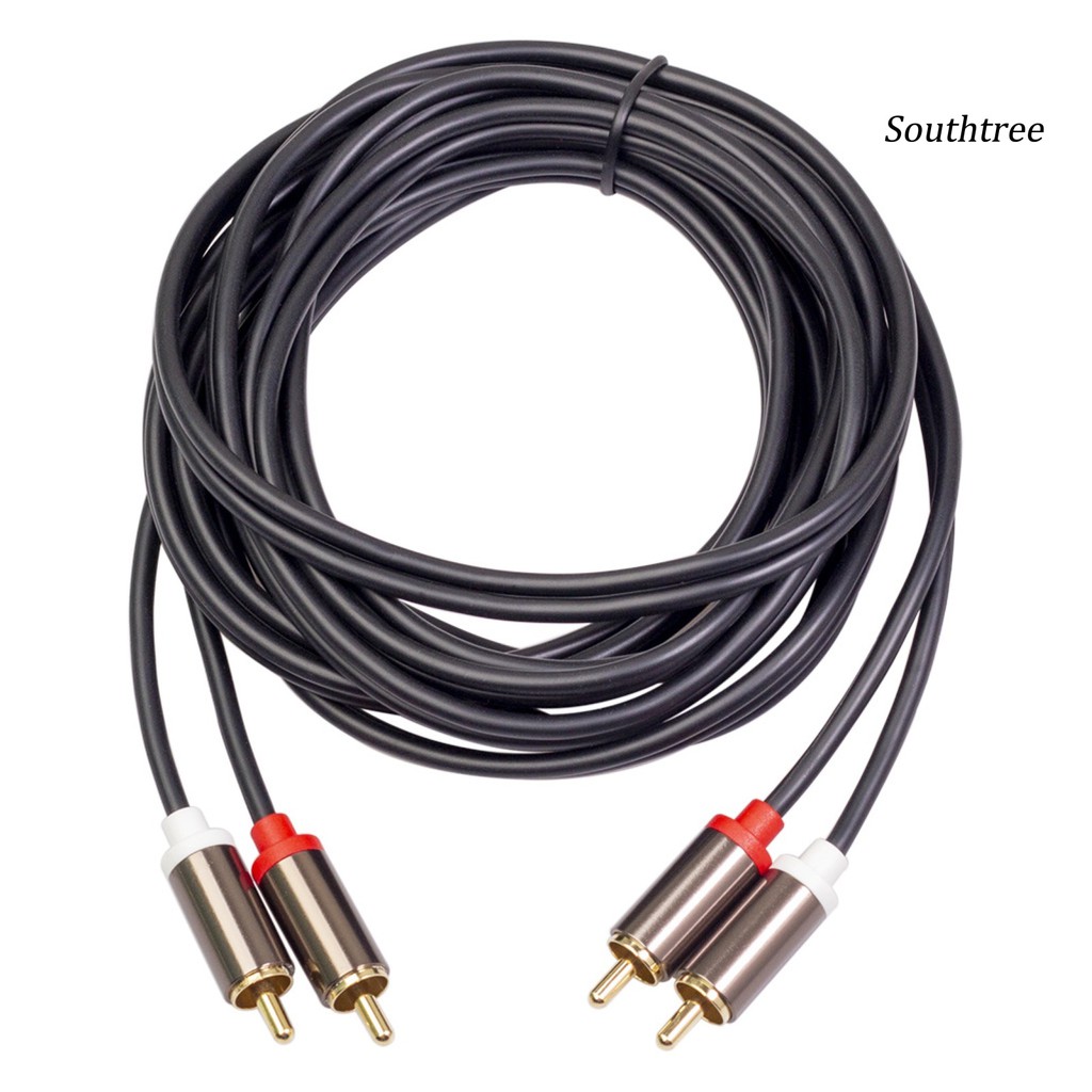 Dây Cáp Âm Thanh Mạ Vàng 2rca Sang 2 Rca Dài 3 / 2 / 1m