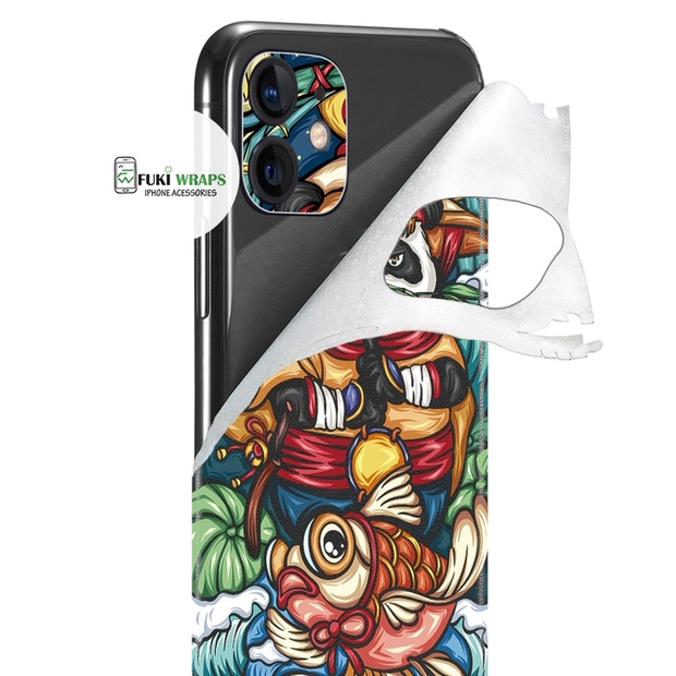 Tấm dán Skin Mặt Sau GấuTrúc FULL VIỀN Dành Cho 13prm , 12prm , 11prm , x, xsm , ip11 , ip12 , ip13 - FukiShop