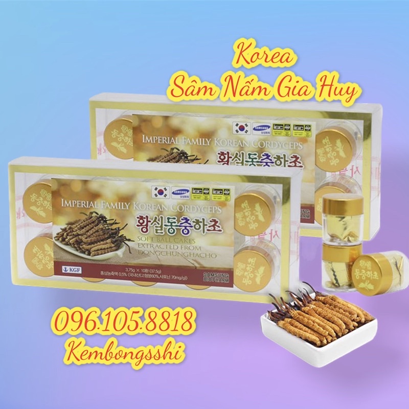 [HÀNG MỚI VỀ] Viên Hoàn Đông Trùng Hạ Thảo Hàn Quốc IMPERIAL FAMILY KOREAN CORDYCEPS