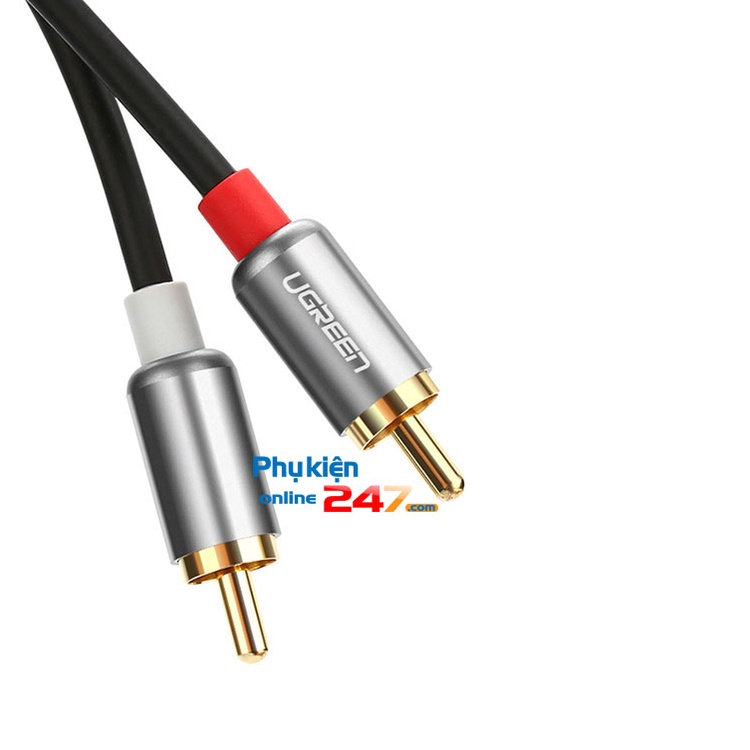 Cáp loa AV hoa sen 2 dầu RCA cao cấp