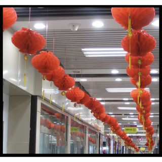 Đèn lồng đỏ Nilon trang trí tết