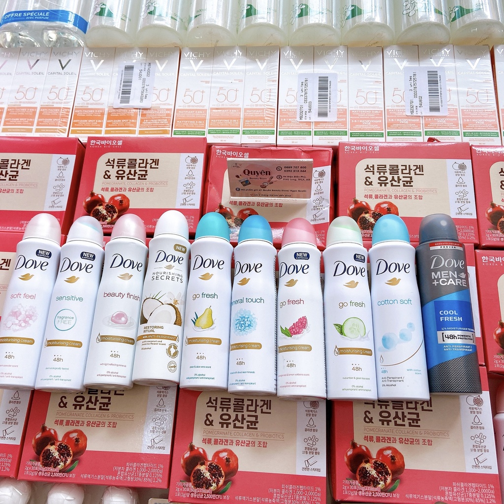 Xịt Khử Mùi Dove 48h 150ml