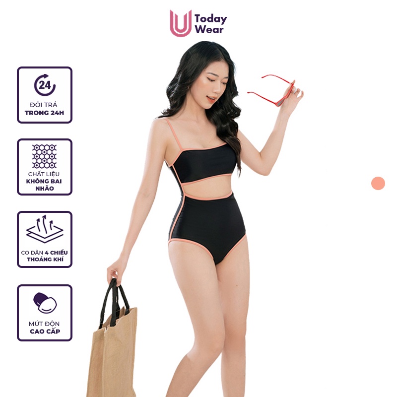Đồ bơi Rose Monokini một mảnh hai dây Today U Wear