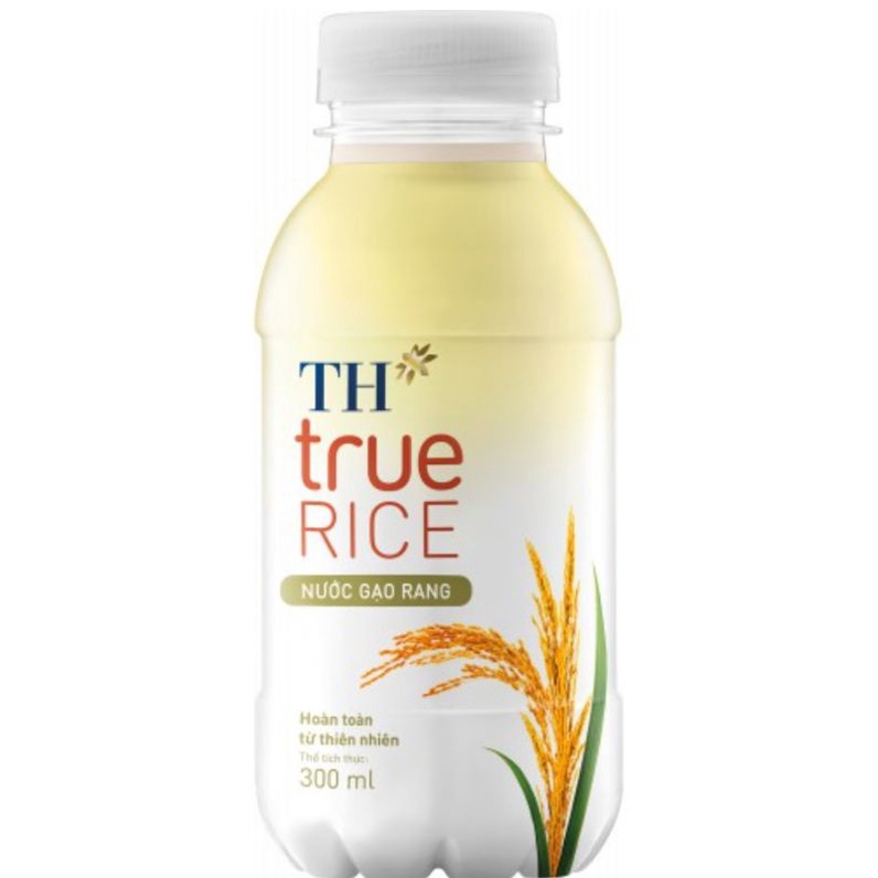 Nửa thùng nước gạo TH true rice 300ml × 12 chai ( Gạo rang / Gạo lứt / Đủ mùi)