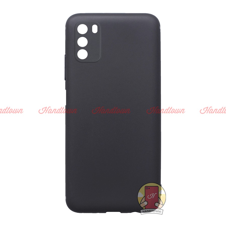 Ốp Lưng TPU Silicon Xiaomi Poco M3 PocoM3 M 3 Nhựa Dẻo Đen Toàn bộ Case Chống Va Đập Chống Trầy Xước và Chống Ố SIÊU BỀN