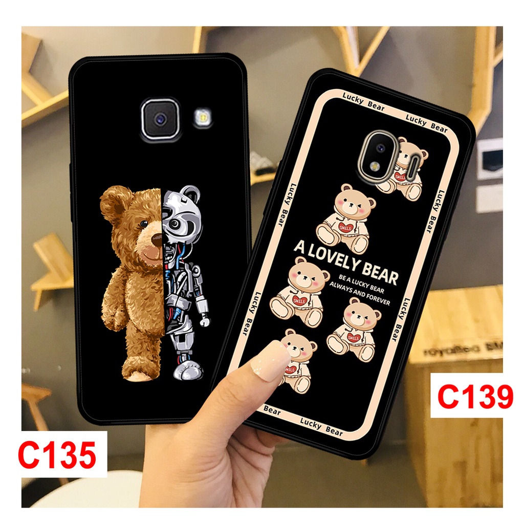 Ốp Lưng Samsung J4 2018 - J4 Plus in hình gấu dễ thương. ốp lưng rẻ bền đẹp