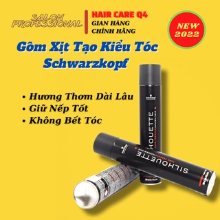 Gôm Xịt Tóc Tạo Kiểu Schwarzkopf Màu Đen - Hair Care Q4