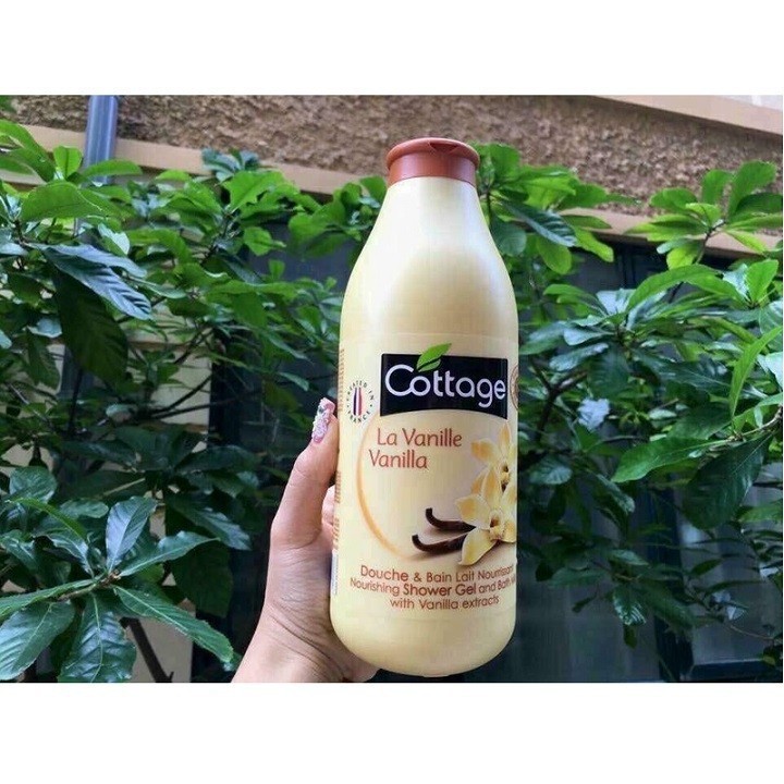 Sữa tắm Cottage của Pháp chai 750ml -HÀNG CHÍNH HÃNG CS32