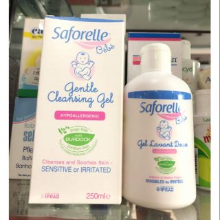 Gel tắm gội dịu nhẹ cho bé Saforelle Bebe 250ml