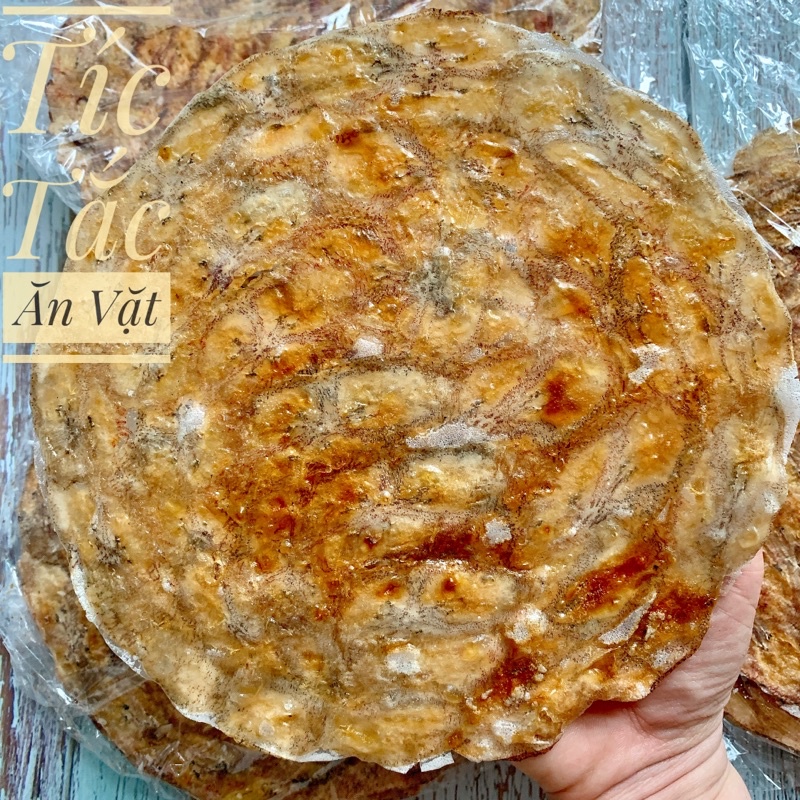 Bịch 10 Chiếc Bánh Tráng Chuối Dẻo Chuối Giòn Đặc Sản Vị Thơm Giòn Dai Dai Ăn Là Mê