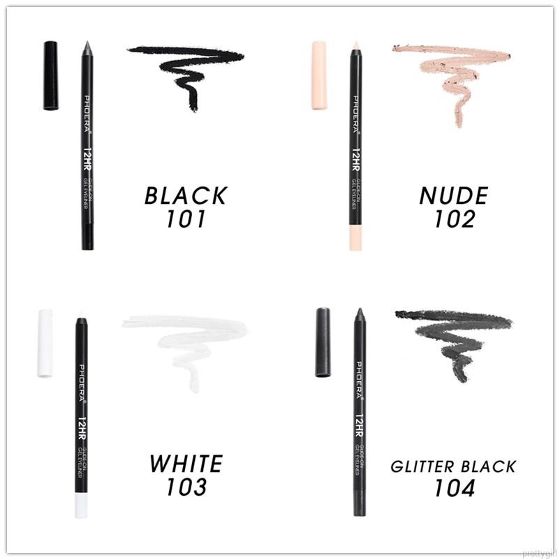 PHOERA Colorful Eyeliner Pencils Waterproof Smudge-Proof Easy To Color | BigBuy360 - bigbuy360.vn