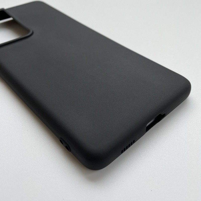 Ốp lưng dẻo cho Samsung S21, S21 Plus, S21 Ultra Silicon màu đen nhám chống Vân tay, chống bám bản