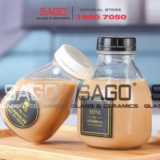 Hũ Thủy Tinh Vuông Lùn Nắp Nhựa 350ml , 500ml Tùy Chọn Dung Tích