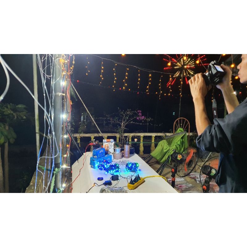 Đèn Led Nháy Tết 🎆 Trang Trí Cây Đào, Mai, Quất..Nhà Cửa Dài 10m