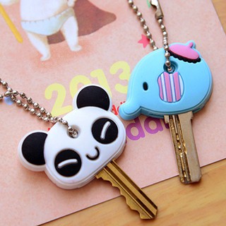Set 10 móc bọc chìa khóa silicon hình thú