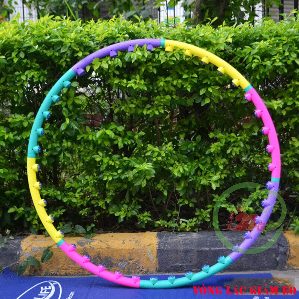 VÒNG LẮC GIẢM EO MASSAGE HOOP, Lắc vòng Hula Hoop