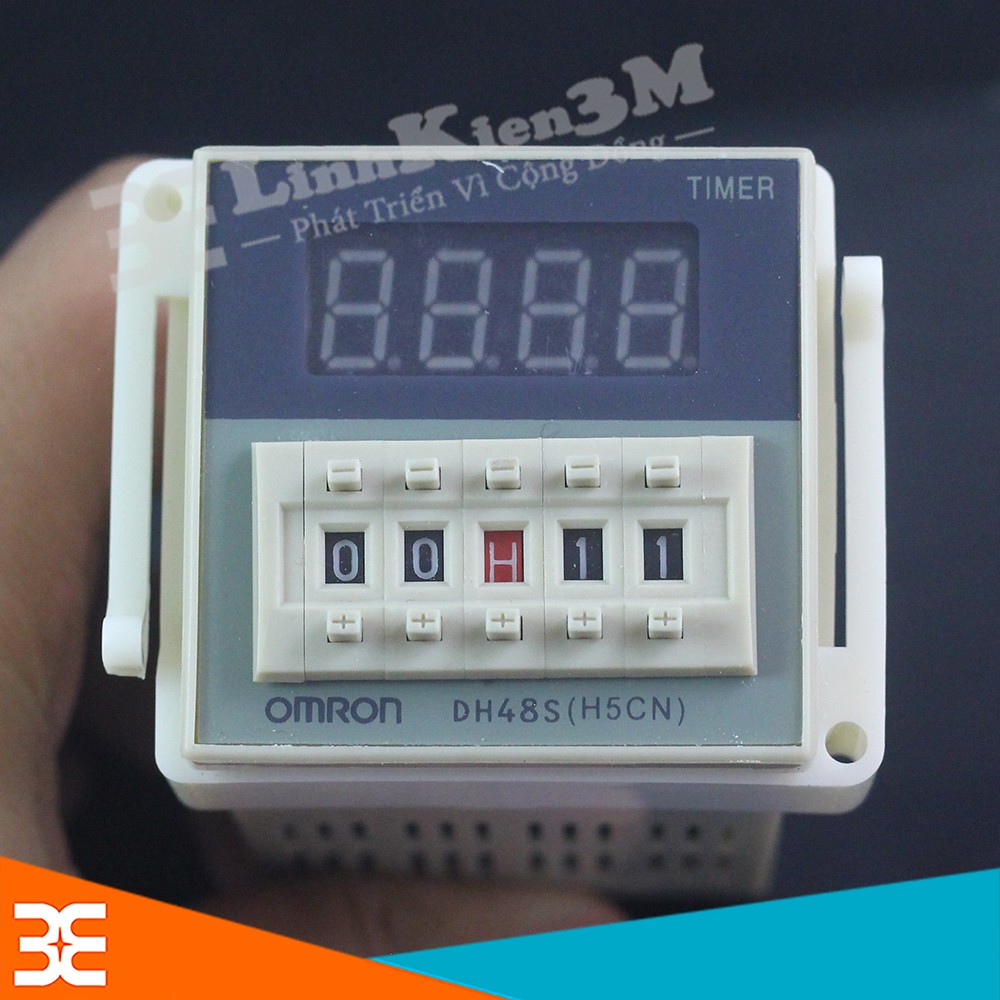 Rơ le Thời Gian DH48S-2Z 220VAC 0.01S-99H (2 Cặp tiếp Điểm)