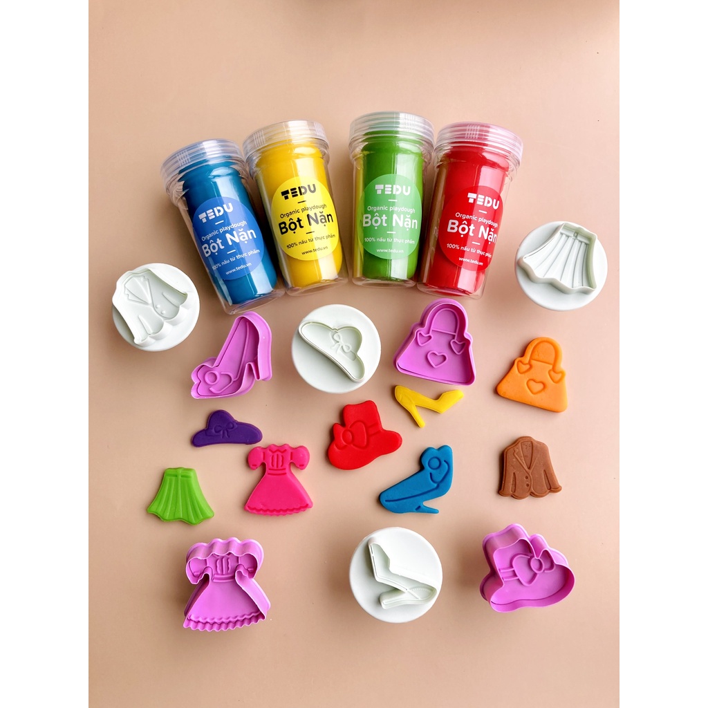 Combo bột nặn đất nặn Tedu quà tặng 199-06