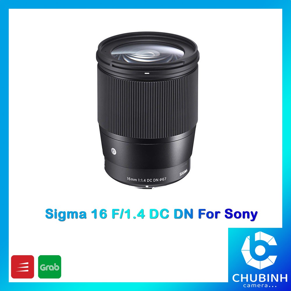 Ống kính Sigma 16mm F1.4 DC DN cho Sony E-Mount