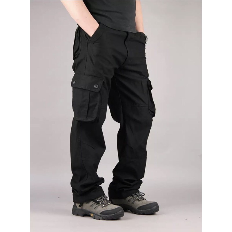 Quần dài kaki nam túi hôp cao cấp