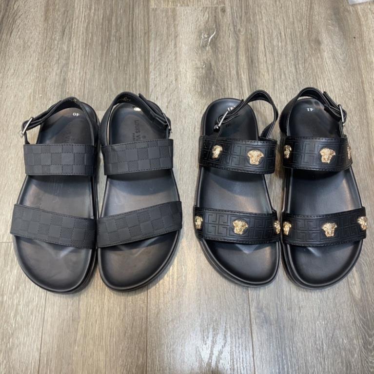 Dép Sandal Versace Cao Cấp- Dép Sandal Lv Cao Cấp- Dép Quai Hậu Nam !