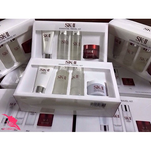 Set mini 4 món SKII bộ Essential Travel kit