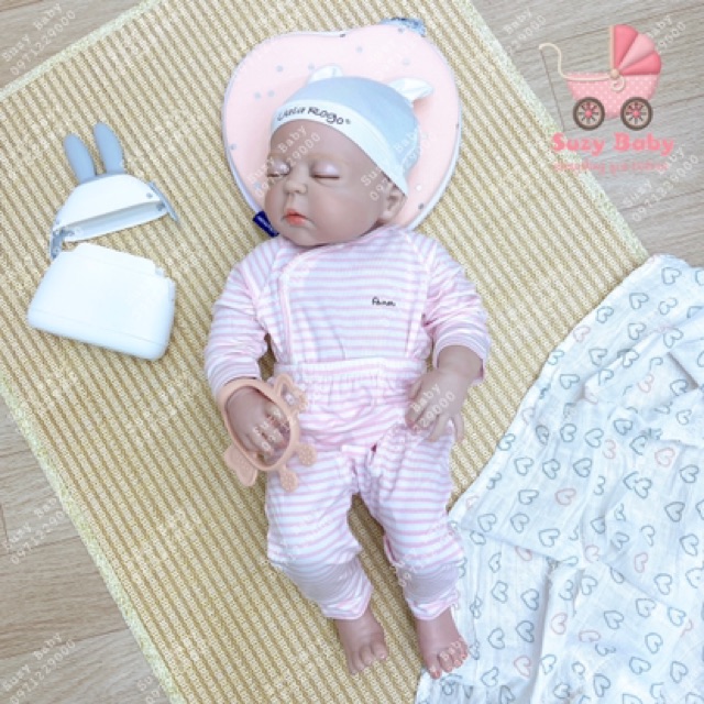 BỘ SƠ SINH AVALER chất petit thoáng mát - Suzy Baby