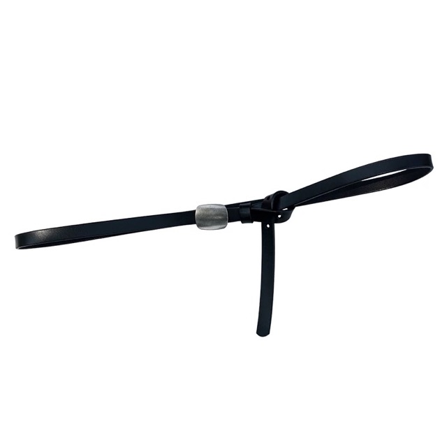 Belt-dây lưng bản nhỏ mặt bầu dục retro