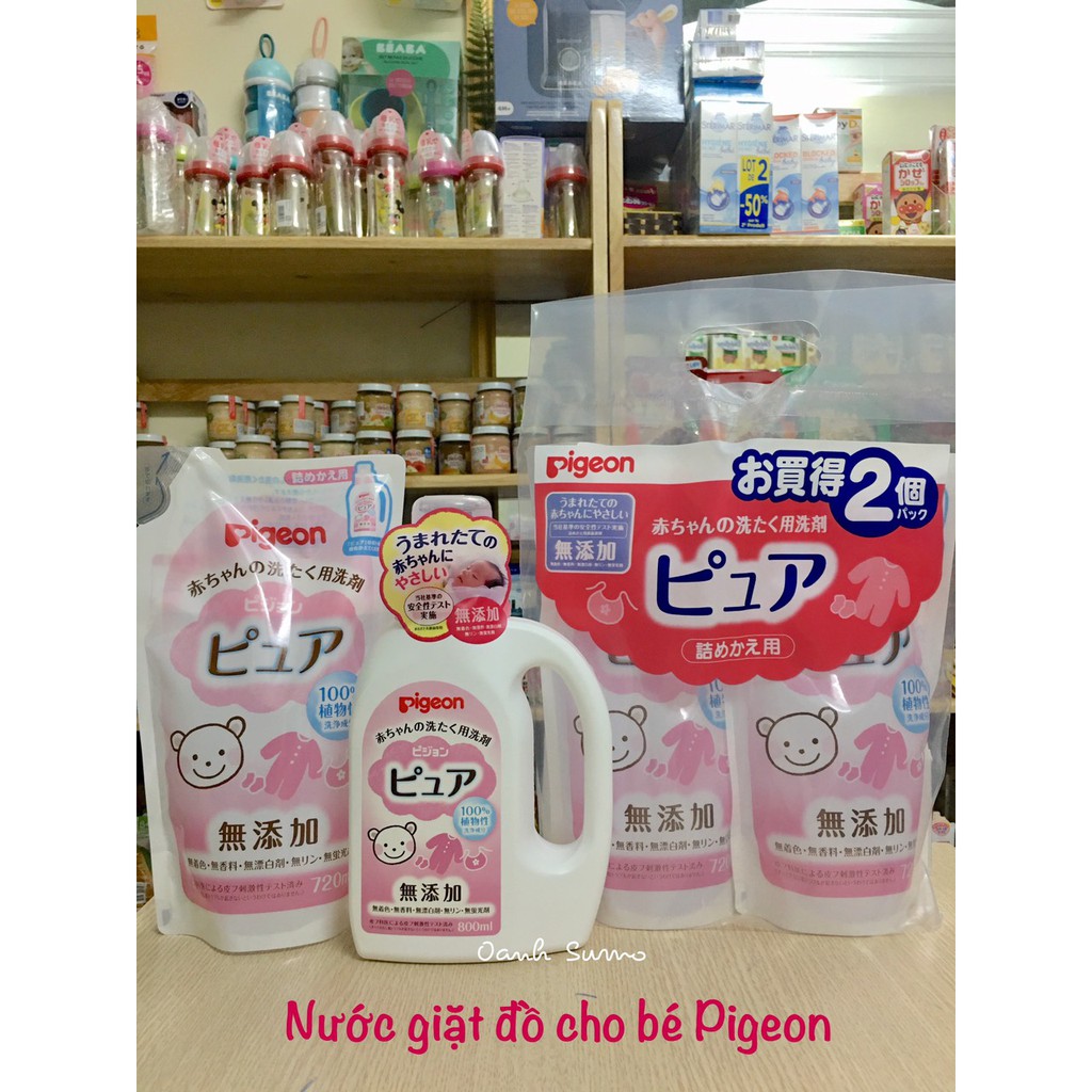 Nước giặt đồ cho bé Pigeon