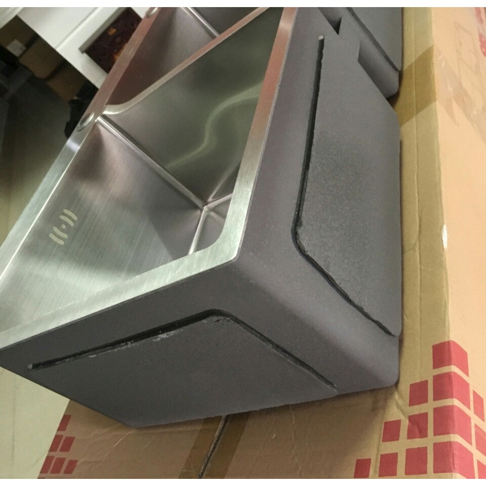 Chậu Rửa Bát KOREA Inox SUS 304 82x45 / 72x43 / 78x43 Chậu Đúc nguyên khối 2 hố cân và 2 hố lệch