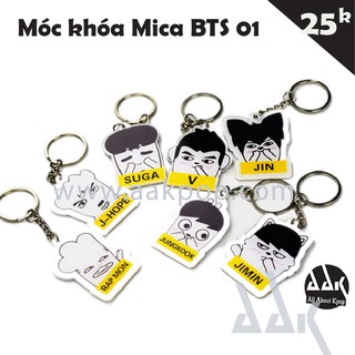 [BTS] Móc khóa Chibi Mica 01