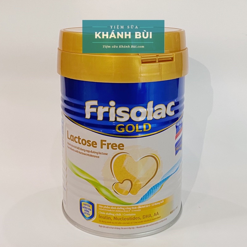 Sữa bột Frisolac Lactose Free 400g (Friso cho bé bất dung nạp lactose)