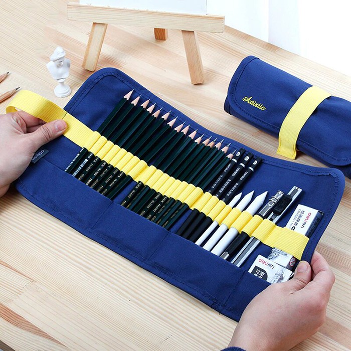 BỘ DỤNG CỤ VẼ PHÁC THẢO 27 MÓN DELI 58125