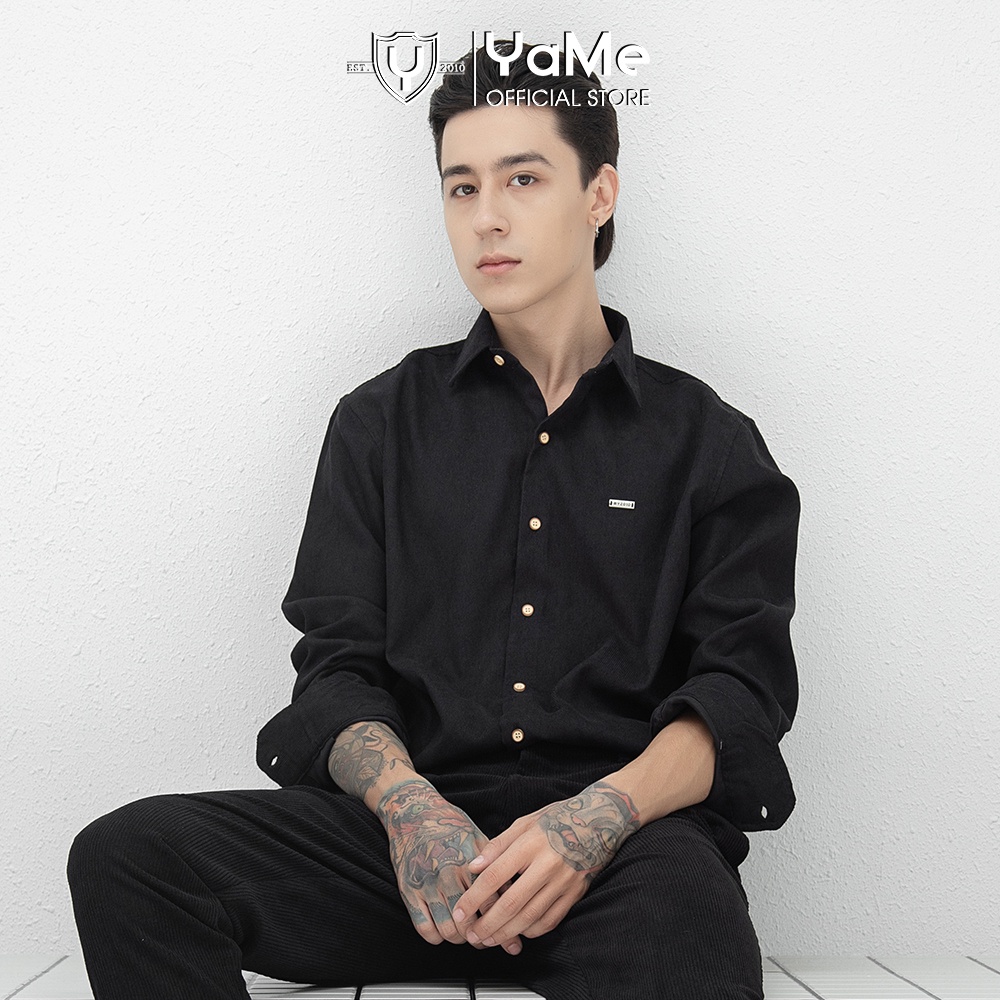 Áo Sơ Mi Nam Tay Dài Đơn Giản Thời Trang Thương Hiệu Y2010 Ver26 20867 |YaMe|