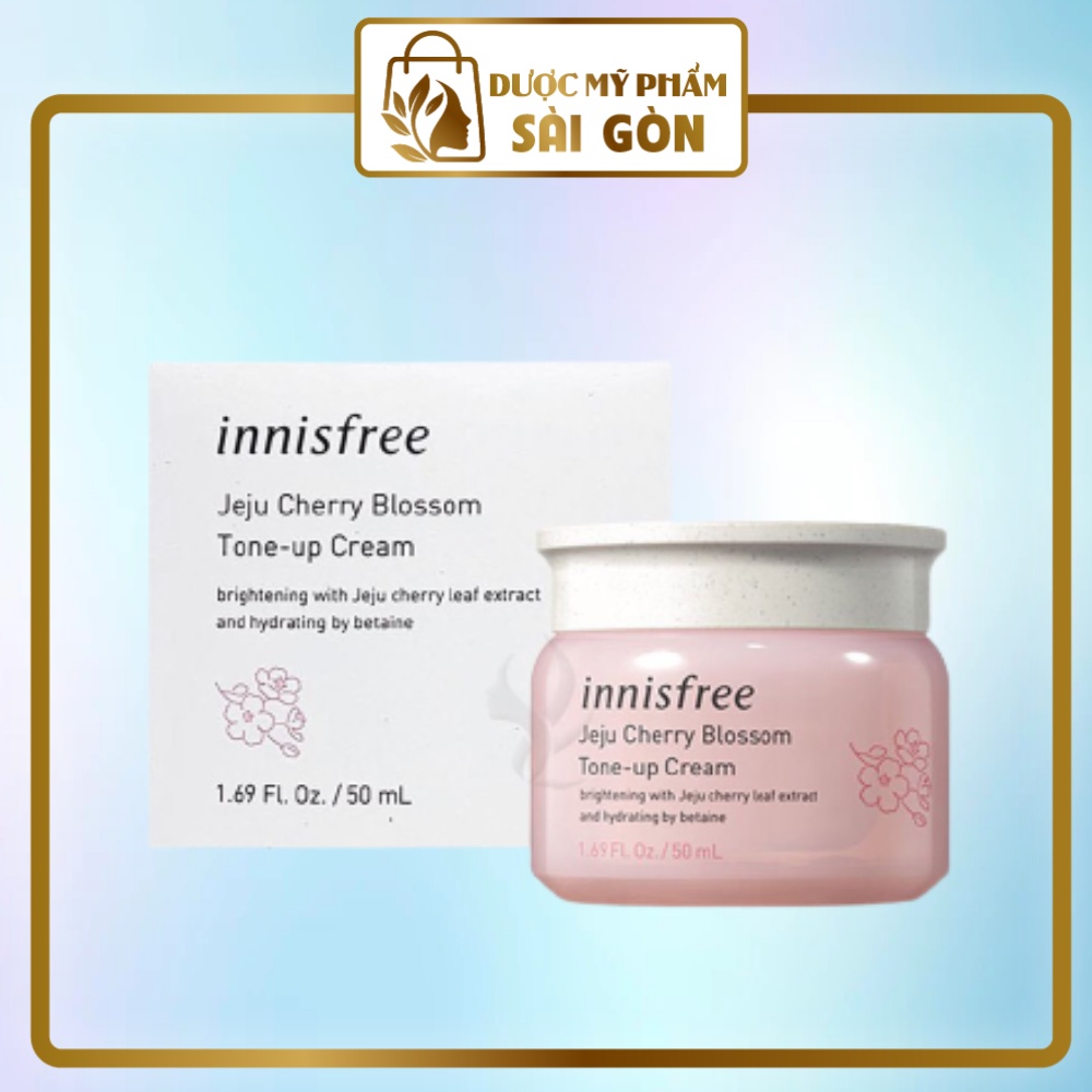 Kem Dưỡng Nâng Tông Da Innisfree Jeju Cherry Blossom Tone Up Cream 50ml