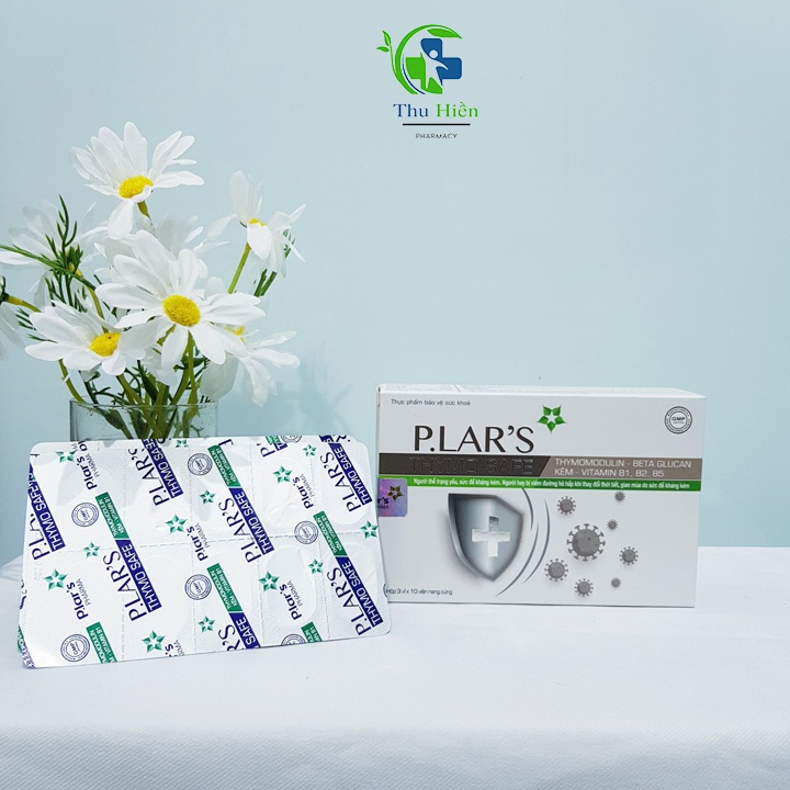 Viên uống tăng sức đề kháng P.lar's thymo safe giúp giảm nguy cơ viêm đường hô hấp ở trẻ em và người lớn