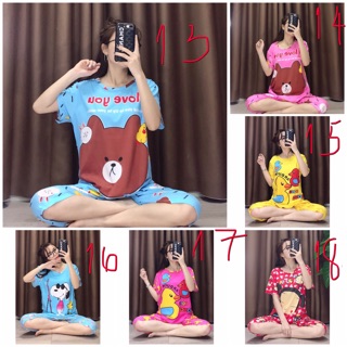 Đồ bộ thun lửng kute